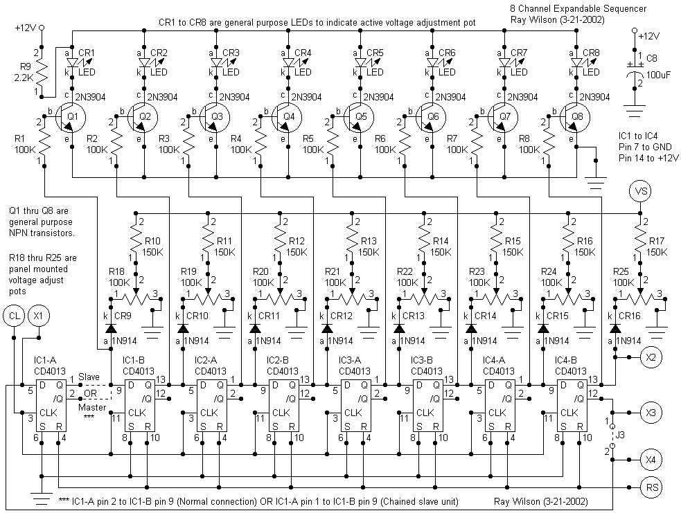 8 Channel Expandable Analog Sequencer